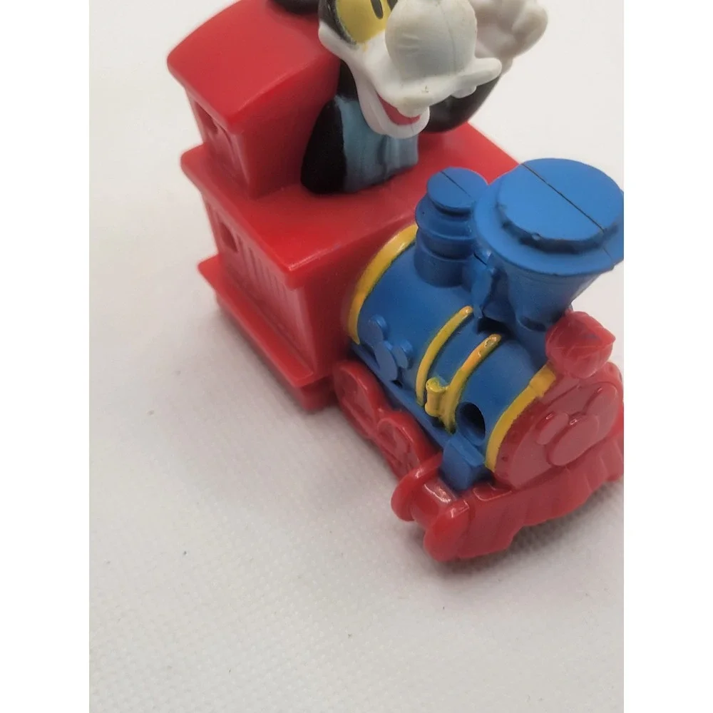 Disney Goofy Mickey & Minnies Runaway Railway Train McDonalds Toy 2020 Red Blue